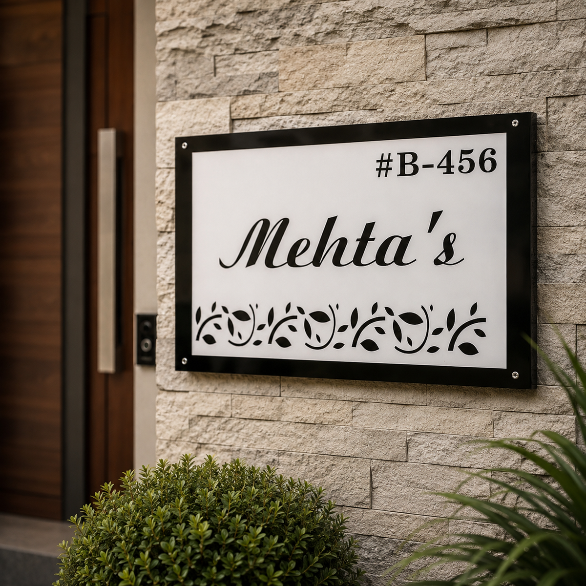 Seemlo Personalized Acrylic Name Plate