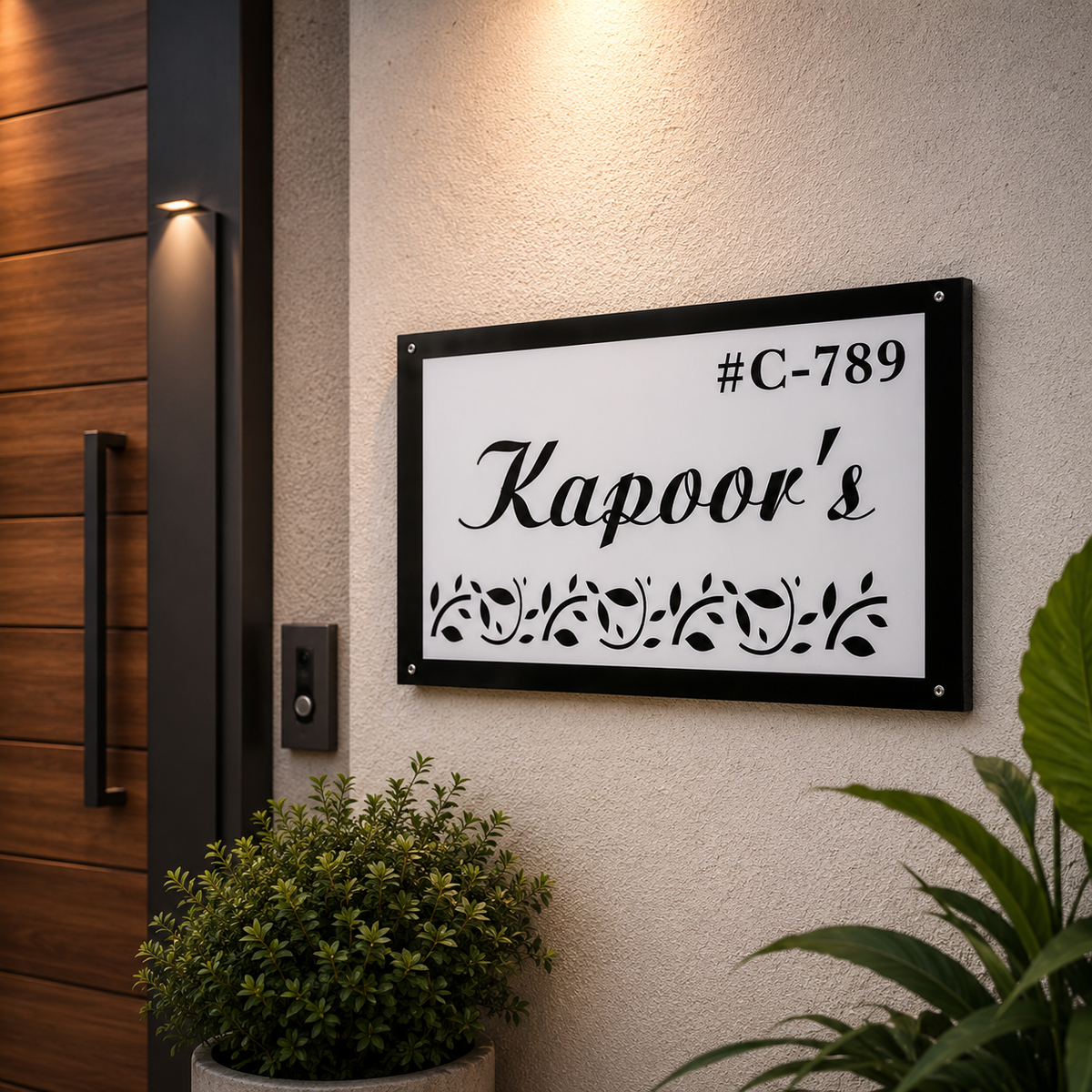 Seemlo Personalized Acrylic Name Plate